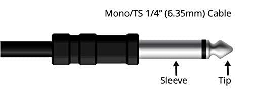 6.35 mm Mono male