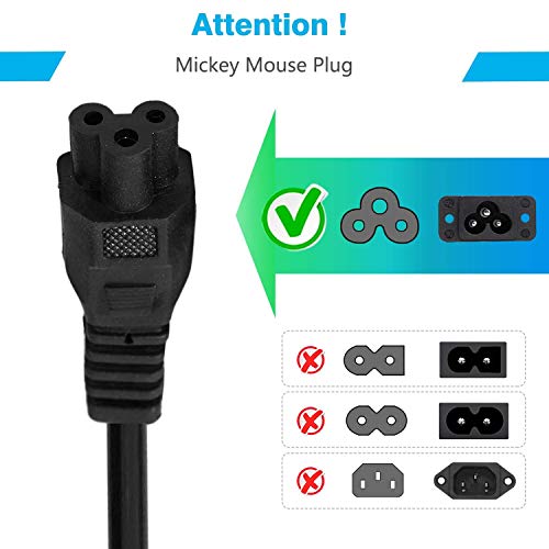 Storite 1.5M 3 Pin Laptop Power Adapter Cable, Black - Image 7