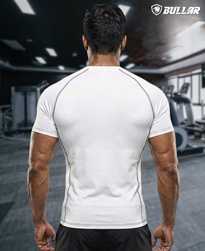 BULLAR Men's Polyester Blend Compression