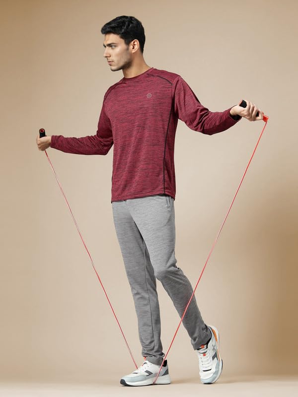 CHKOKKO Men's Round Neck Full