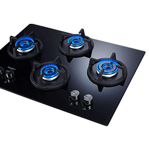 Whirlpool Hob 4 Burner Crystal