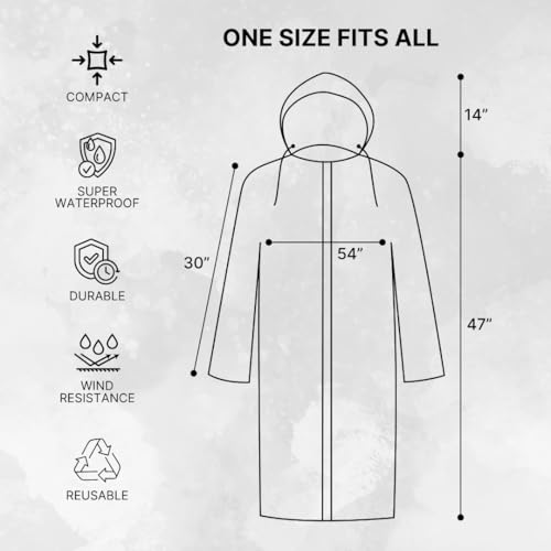 Citizen Eco-Friendly EVA Poncho Raincoat