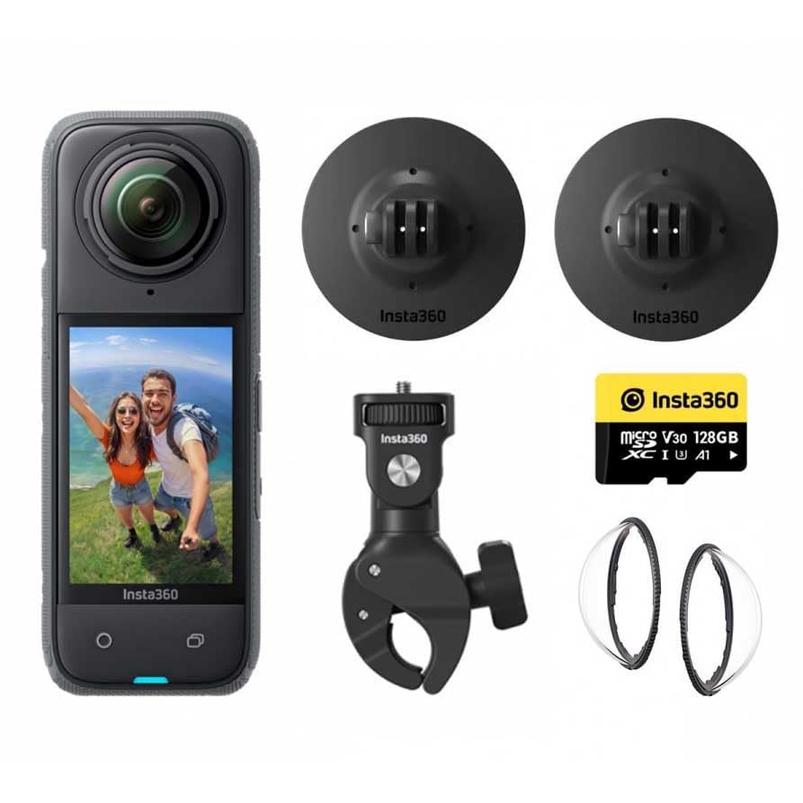 insta360 X4 Motorcycle Bundle- 8K