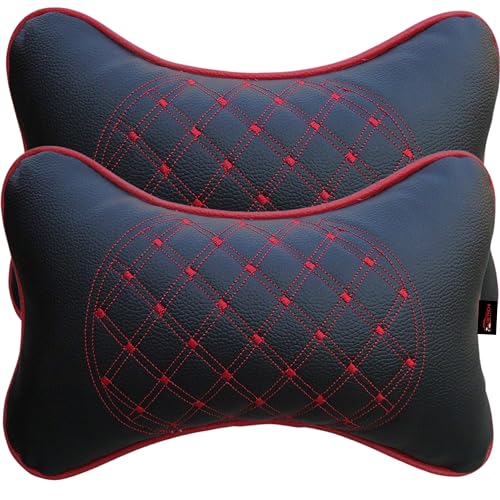 DETACHI Faux Leather Car Neck