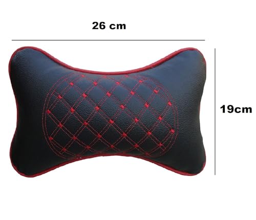 DETACHI Faux Leather Car Neck