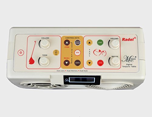 Calcutta Musical Depot Radel Milan+ 2-In-1 Digital Tanpura- Tabla - Image 3