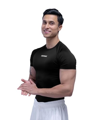 COITONIC Men's Half Sleeve Compression