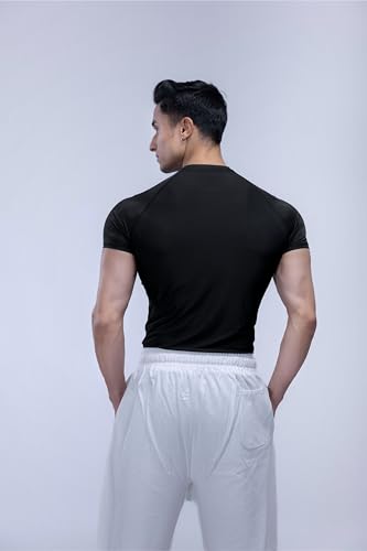 COITONIC Men's Half Sleeve Compression