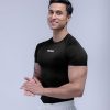 COITONIC Men's Half Sleeve Compression