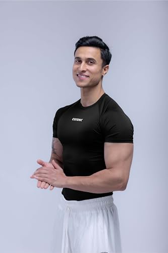 COITONIC Men's Half Sleeve Compression