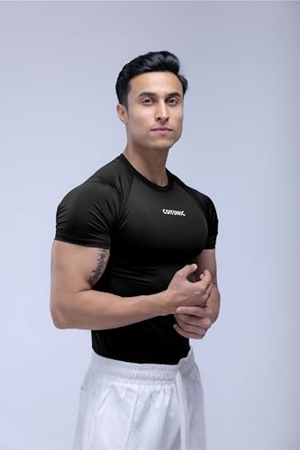 COITONIC Men's Half Sleeve Compression