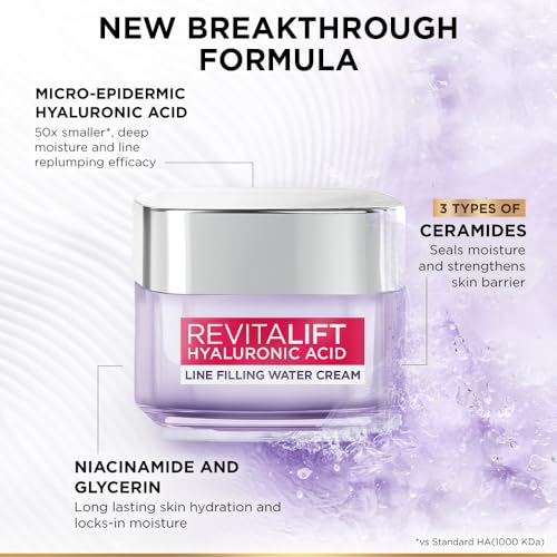 L'Oreal Paris Revitalift Hyaluronic Acid Plumping Day Cream, 50ml - Image 6