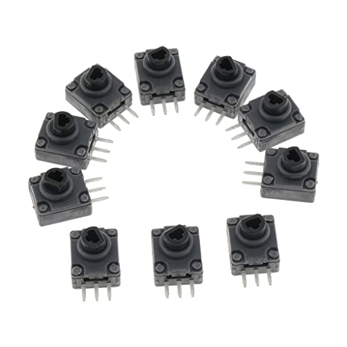 MERISHOPP® 10pcs Black PVC LT