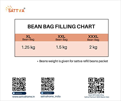 Sattva Classic Leatherette Bean Bag