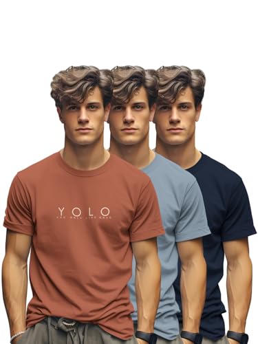 BULLMER Trendy Printed Cotton Blend