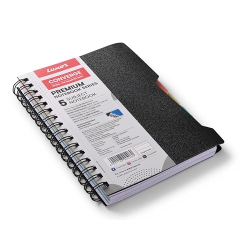 Luxor 5 Subject Single Ruled Notebook - A5 Size, 300 Pages, 70 GSM - Image 3