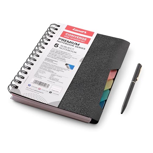Luxor 5 Subject Single Ruled Notebook - A5 Size, 300 Pages, 70 GSM - Image 5