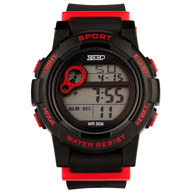 Zoop Digital Watch with Black