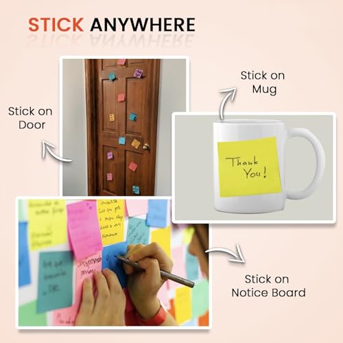 Cubic Multicolour Sticky Notes –