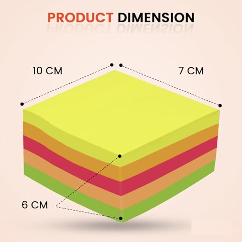 Cubic Multicolour Sticky Notes –