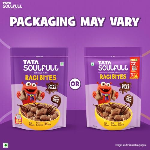 Tata Soulfull Ragi Bites Chocos Fills Breakfast Cereal, No Maida, 250g - Image 5