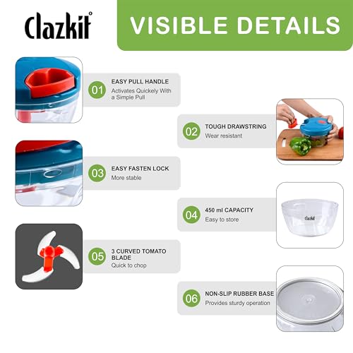 Clazkit Kitchen Dori Handy Vegetable