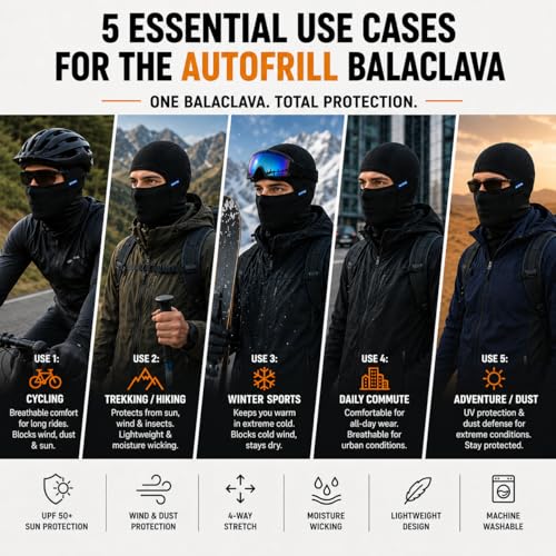AUTOFRILL Balaclava for Men –