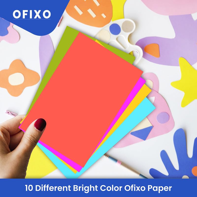 OFIXO 100 Pieces Colour Sheets