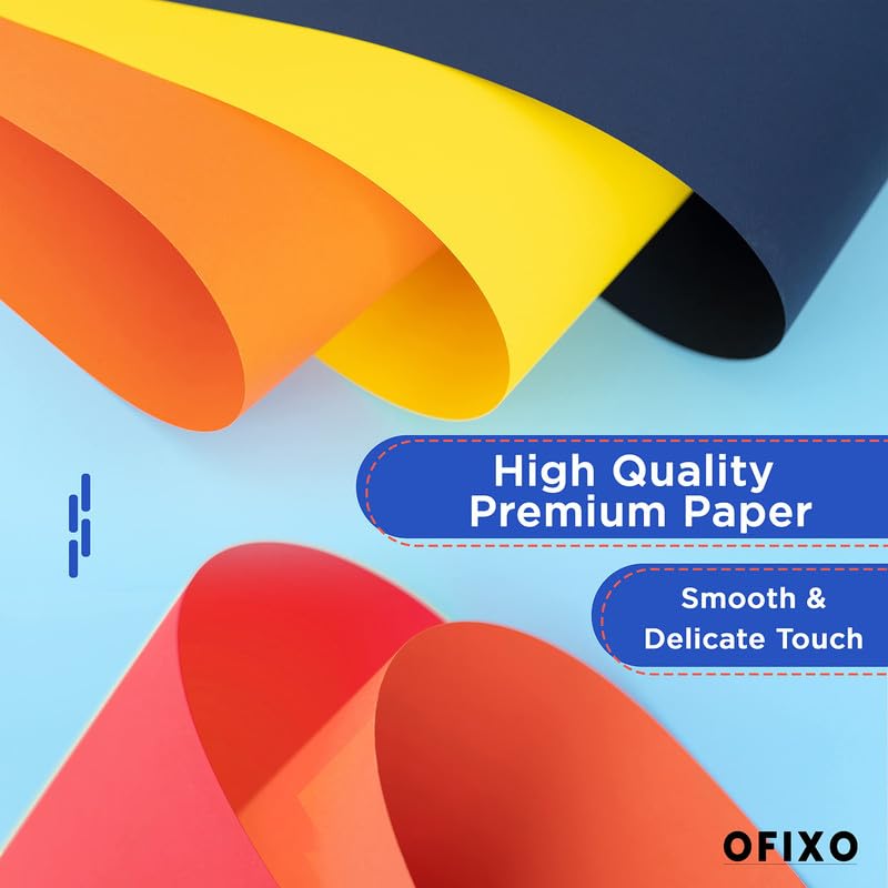 OFIXO 100 Pieces Colour Sheets