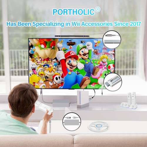 PORTHOLIC Wii Adapter HDMI Adapter