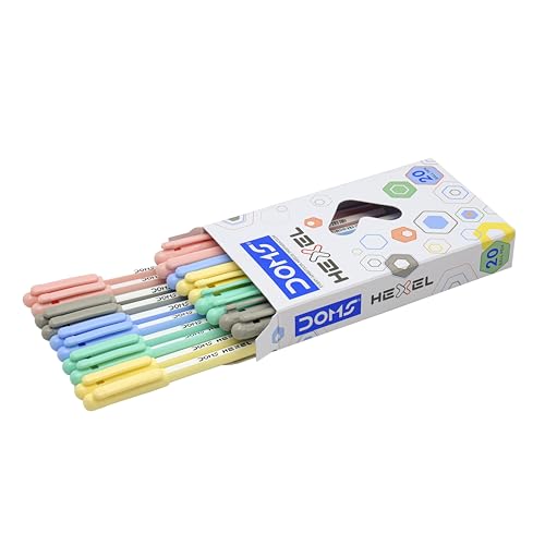 DOMS HEXEL PEN BLUE 20 PCS BOX - Image 2