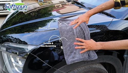 SOFTSPUN Microfiber Cloth for Car