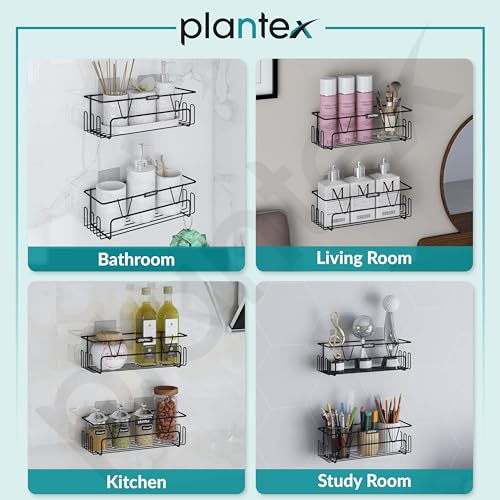 Plantex Adhesive Shelf for Bathroom/GI