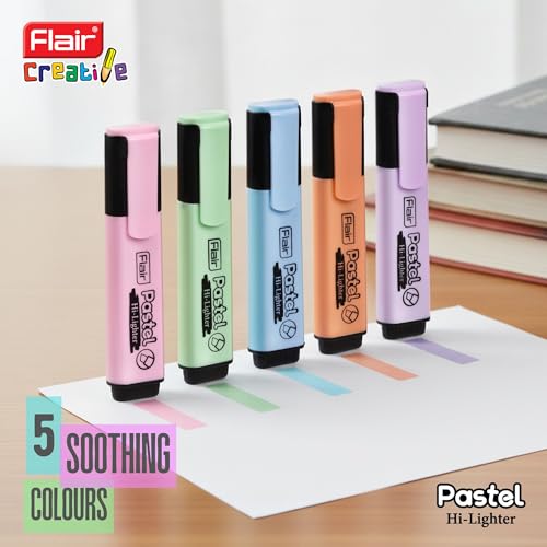 FLAIR Pastel 5 Shades Hi-lighter