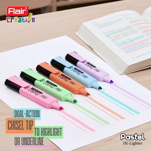 FLAIR Pastel 5 Shades Hi-lighter