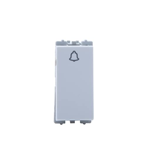 Wipro Northwest Nowa 6A Bell Push, White (pack of 10)