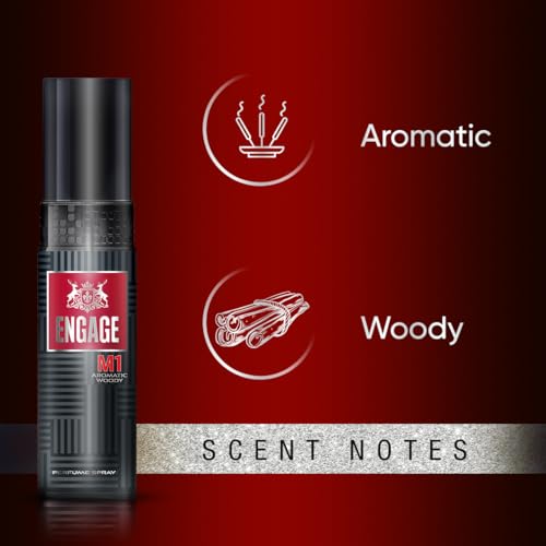 Engage M1 Perfume Spray for Men, 120ml - Image 4