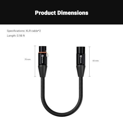 Fosi Audio XLR Cable 1ft