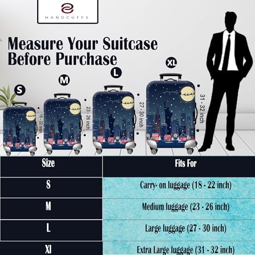 Handcuffs Luggage Cover Trolley Travel