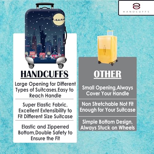 Handcuffs Luggage Cover Trolley Travel