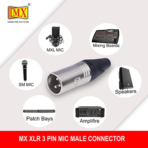 MX 3 Pin Mic Male