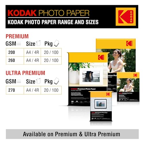 Kodak 200 GSM A4 Glossy
