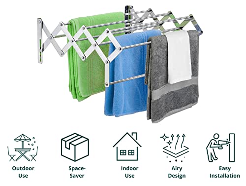 Plantex Stainless Steel Foldable Clothes