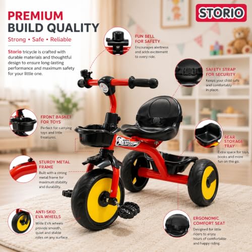 Storio Kids Tricycle with EVA