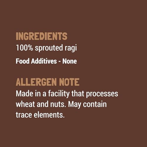 SLURRP FARM No Added Sugar,No Salt,Sprouted Ragi Powder,250 Gram - Image 3