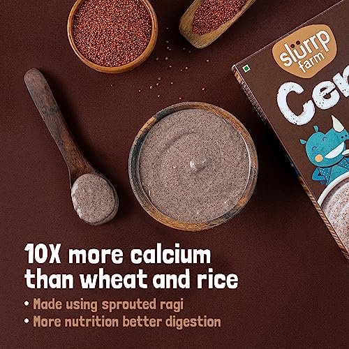 SLURRP FARM No Added Sugar,No Salt,Sprouted Ragi Powder,250 Gram - Image 4