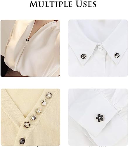 20 Pieces Pearl Brooch Pins