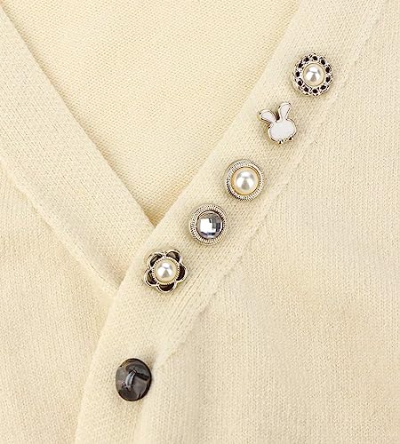20 Pieces Pearl Brooch Pins