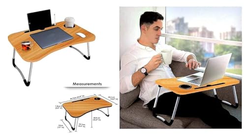 TEKCOOL Study Table Foldable Wooden