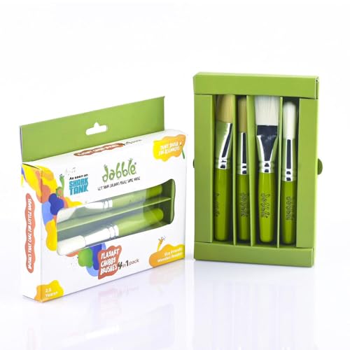 dabble Chubby Synthetic Paint Brush